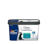 Dulux Valentine Peinture Intérieure Crème de Couleur Cuisine et Salle de Bain - Pièces Humides Murs et Boiseries - Résistant aux taches et à l'humidité - Satin Acapulco 2 L