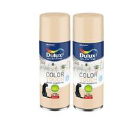 Dulux Valentine Peinture Intérieure et Extérieure Aérosol Color Touch - Brillant Ivoire 400 ml - Lot de 2