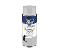 Dulux Valentine Peinture aérosol Color Touch Effet Chrome Argent 400 ml Intérieur/Extérieur