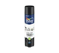 Dulux Valentine Peinture Intérieure et Extérieure Aérosol Color Touch - Pour bois, plastique, PVC, carton, papier - Noir Mat - 600ml