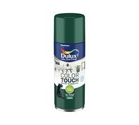 Dulux Valentine Peinture Intérieure et Extérieure Aérosol Color Touch - Pour bois, plastique, PVC, carton, papier - Vert Basque Satin - 400ml