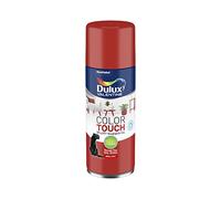 Dulux Valentine Peinture Intérieure et Extérieure Aérosol Color Touch - Pour bois, plastique, PVC, carton, papier - Rouge Feu Brillant - 400ml
