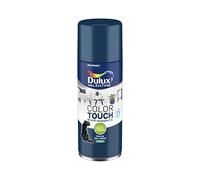 Dulux Valentine Peinture Intérieure et Extérieure Aérosol Color Touch - Pour bois, plastique, PVC, carton, papier - Marine Satin - 400ml