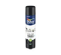 Dulux Valentine Peinture Intérieure et Extérieure Aérosol Color Touch - Pour bois, plastique, PVC, carton, papier - Noir Satin - 600ml
