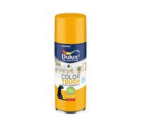 Dulux Valentine Peinture Intérieure et Extérieure Aérosol Color Touch - Pour bois, plastique, PVC, carton, papier - Jaune Signal Brillant - 400ml