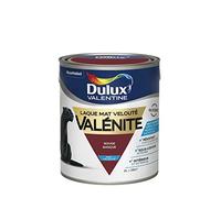 Dulux Valentine Peinture Laque Valénite Glycéro multisupport intérieur-extérieur - Grande résistance pour boiseries et ferronneries - aspect Mat Rouge Basque 2L
