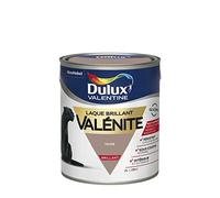Dulux Valentine Peinture Laque Valénite Glycéro Multisupport Intérieur-Extérieur - Grande Résistance pour Boiseries et Ferronneries - Aspect Brillant Taupe 2L