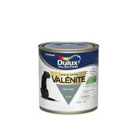 Dulux Valentine Peinture Laque Valénite Glycéro multisupport intérieur-extérieur - Grande résistance pour boiseries et ferronneries - aspect Satin Bleu Gris 0,5 L - 5296632