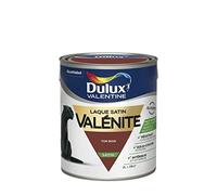 Dulux Valentine Peinture Laque Valénite Glycéro Multisupport Intérieur-Extérieur - Grande Résistance pour Boiseries et Ferronneries - Aspect Satin Ton Bois 2L