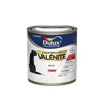 Dulux Valentine Peinture Laque Valénite Glycéro multisupport intérieur-extérieur - Grande résistance pour boiseries et ferronneries - aspect Brillant Blanc 0,5 L - 5211209