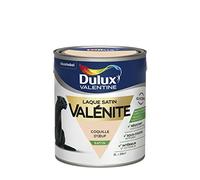 Dulux Valentine Peinture Laque Valénite Glycéro Multisupport Intérieur-Extérieur - Grande Résistance pour Boiseries et Ferronneries - Aspect Satin Coquille D'Œuf 2L