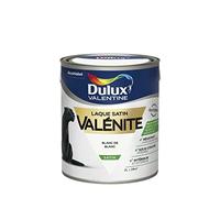 Dulux Valentine Peinture Laque Valénite Glycéro multisupport intérieur-extérieur - Grande résistance pour boiseries et ferronneries - aspect Satin Blanc de Blanc 2L