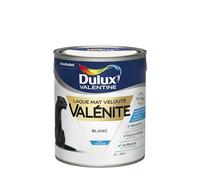 Dulux Valentine Peinture Laque Valénite Glycéro multisupport intérieur-extérieur - Grande résistance pour boiseries et ferronneries - aspect Mat Blanc 2L