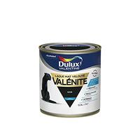 Dulux Valentine Peinture Laque Valénite Glycéro multisupport intérieur-extérieur - Grande résistance pour boiseries et ferronneries - aspect Mat Noir 0,5 L - 5296819