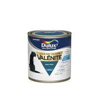 Dulux Valentine Peinture Laque Valénite Glycéro multisupport intérieur-extérieur - Grande résistance pour boiseries et ferronneries - aspect Mat Bleu Paon 0,5 L - 5296803