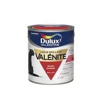Dulux Valentine Peinture Laque Valénite Glycéro multisupport intérieur-extérieur - Grande résistance pour boiseries et ferronneries - aspect Brillant Rouge Madras 2L