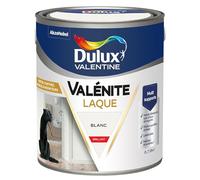 Dulux Valentine Peinture Laque Valénite Intérieur et Extérieur Multi-supports - Finition parfaite et lisse, Formule Haute Résistance - Brillant Blanc 2 L