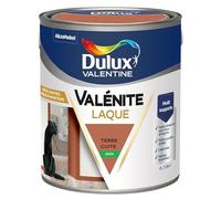 Dulux Valentine Peinture Laque Valénite Intérieur et Extérieur Multi-supports - Finition parfaite et lisse, Formule Haute Résistance - Satin Terre Cuite 2 L