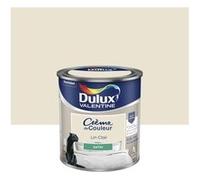 DULUX VALENTINE Peinture mur, boiserie crème de couleur DULUX VALENTINE lin clair satiné 0.5L G