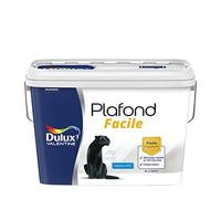 Dulux Valentine Peinture Plafond Facile - Séchage rapide 20 minutes - Mat Blanc 5 L