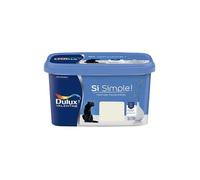 Dulux Valentine Peinture Si Simple Peinture Intérieure Toutes Pièces - Peinture Mur et Plafond, Porte et Plinthe - Couleur : Le Blanc Cassé Satin - 2,5 L