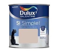 Dulux Valentine Peinture Si Simple Peinture Intérieure Toutes Pièces - Peinture Mur et Plafond, Porte et Plinthe - Couleur : Le Nude - 0,5 L