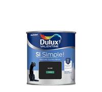 Dulux Valentine Peinture Si Simple Peinture Intérieure Toutes Pièces - Peinture Mur et Plafond, Porte et Plinthe - Couleur : Le Noir - 0,5 L