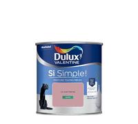 Dulux Valentine Peinture Si Simple Peinture Intérieure Toutes Pièces - Peinture Mur et Plafond, Porte et Plinthe - Couleur : Le Rose Intense - 0,5 L
