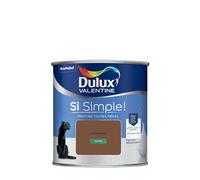 Dulux Valentine Peinture Si Simple Peinture Intérieure Toutes Pièces - Peinture Mur et Plafond, Porte et Plinthe - Couleur : Le Chocolat - 0,5 L