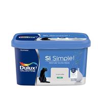 Dulux Valentine Peinture Si Simple Peinture Intérieure Toutes Pièces - Peinture Mur et Plafond, Porte et Plinthe - Couleur : Le Gris Pâle Satin - 2,5 L