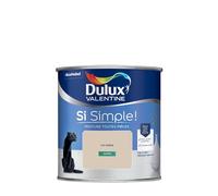 Dulux Valentine Peinture Si Simple Peinture Intérieure Toutes Pièces - Peinture Mur et Plafond, Porte et Plinthe - Couleur : Le Sable - 0,5 L