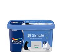 Dulux Valentine Peinture Si Simple Peinture Intérieure Toutes Pièces - Peinture Mur et Plafond, Porte et Plinthe - Couleur : Le Gris Clair Satin - 2,5 L