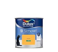 Dulux Valentine Peinture Si Simple Peinture Intérieure Toutes Pièces - Peinture Mur et Plafond, Porte et Plinthe - Couleur : Le Jaune - 0,5 L