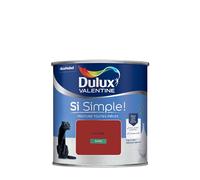 Dulux Valentine Peinture Si Simple Peinture Intérieure Toutes Pièces - Peinture Mur et Plafond, Porte et Plinthe - Couleur : Le Rouge - 0,5 L