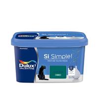 Dulux Valentine Peinture Si Simple Peinture Intérieure Toutes Pièces - Peinture Mur et Plafond, Porte et Plinthe - Couleur : Le Vert Canard Satin - 2,5 L