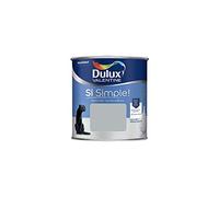 Dulux Valentine Peinture Si Simple Peinture Intérieure Toutes Pièces - Peinture Mur et Plafond, Porte et Plinthe - Couleur : Le Gris Moyen - 0,5 L