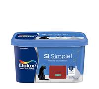 Dulux Valentine Peinture Si Simple Peinture Intérieure Toutes Pièces - Peinture Mur et Plafond, Porte et Plinthe - Couleur : Le Rouge Satin - 2,5 L