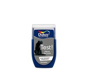 Dulux Valentine Peinture Testeur Crème de Couleur - Murs et Boiseries - Mat - Couleur Pierre de Lave 30 ml