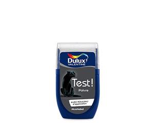Dulux Valentine Peinture Testeur Crème de Couleur - Murs et Boiseries - Mat - Couleur Poivre 30 ml