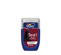 Dulux Valentine Peinture Testeur Crème de Couleur - Murs et Boiseries - Mat - Couleur Rouge Bordeaux 30 ml
