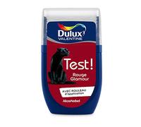 Dulux Valentine Peinture Testeur Crème de Couleur - Murs et Boiseries - Mat - Couleur Rouge Glamour 30 ml