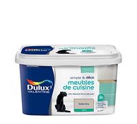 Dulux Valentine Simple & Déco Peinture intérieure de Rénovation - Pour vos meubles de cuisine en bois, mélaminé, PVC, métal peint - Couleur : Sable Gris Satin - 2L - 5330479