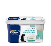 Dulux Valentine Simple & Déco Peinture intérieure de Rénovation - Pour vos meubles de cuisine en bois, mélaminé, PVC, métal peint - Couleur : Lin Ivoire Satin - 2L - 5330474