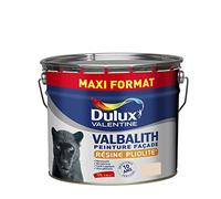 Dulux Valentine Valbalith Façade - Peinture Solvantée À La Résine Pliolite pour Façades Mat - Ton Pierre 12 L Maxi Format
