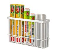 Dulynva Etagere Magnetique Frigo Etagere Magnetique Épices Petit Étagère Magnétique pour Machine à Laver Boules de Séchage Panier de Rangement Magnétique pour Réfrigérateur, épices, Cuisine (Blanc)