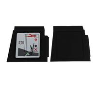 DULZEN 2 Pièces capuchon de protection pour pôle de batterie couvercles de pôle de batterie cache pôle positif numéro OE 5Q0971813A compatible avec VW compatible avec Audi