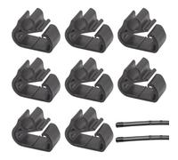 DULZEN 8 pièces Clips Essuie-Glace pour 3008 5008 C5 DS7 Fixation Tuyau de Bras Essuie-Glace Avant Clips de Serrage Colliers Fixation Attache Balai Accessoire Tuyau Lave Glace Entretien Maintenance