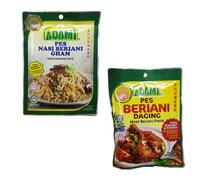 Dum Biryani Lot de 2 pâtes de riz 120 g chacune et pâte de viande Biryani 200 g chacune, halal