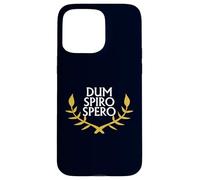 Dum Spiro Spero Proverbe Latin Citation inspirante Latine Coque pour iPhone 15 Pro Max