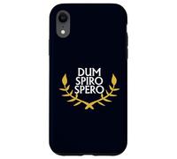 Dum Spiro Spero Proverbe Latin Citation inspirante Latine Coque pour iPhone XR